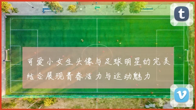 可爱小女生头像与足球明星的完美结合展现青春活力与运动魅力